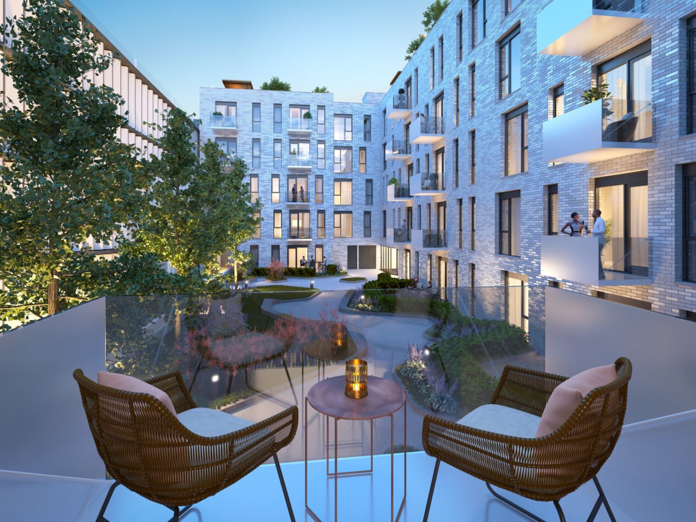 Courtyard Rendering