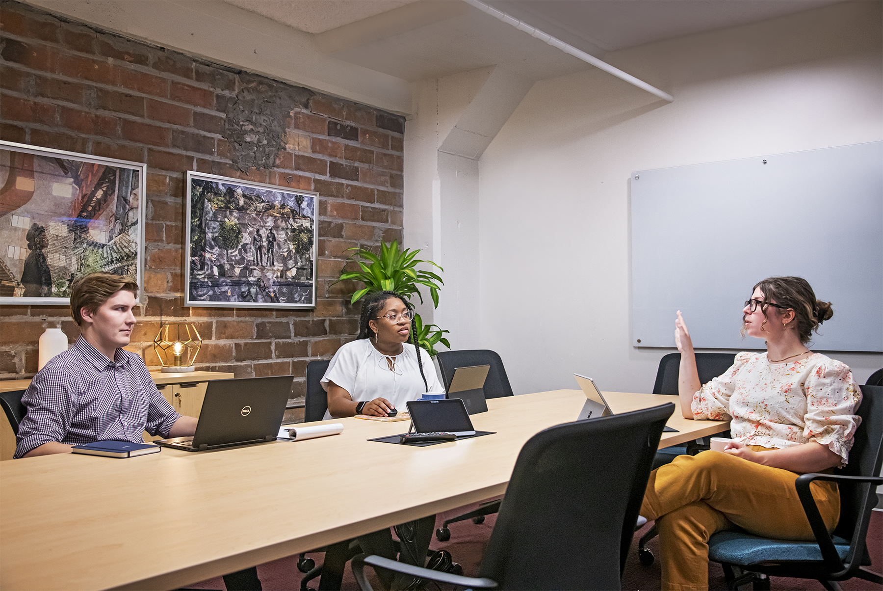 People in a conference room